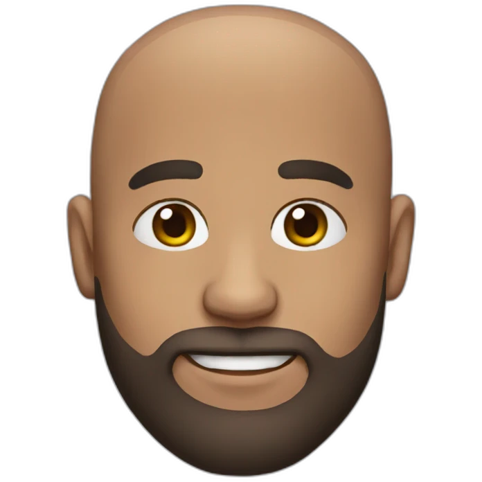 Bald and Beard emoji