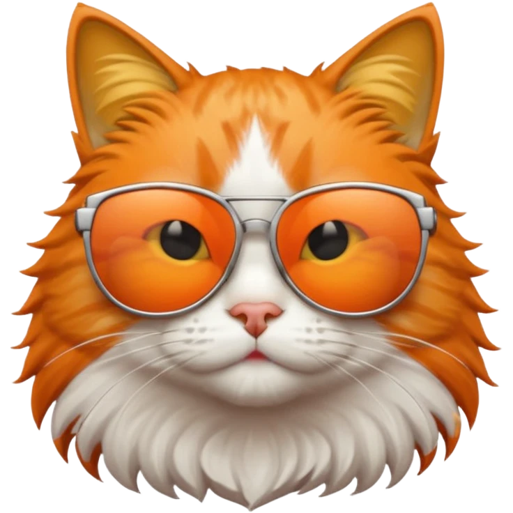 Cat wearing sunglasses emoji