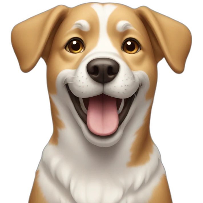 happy dog dog emoji
