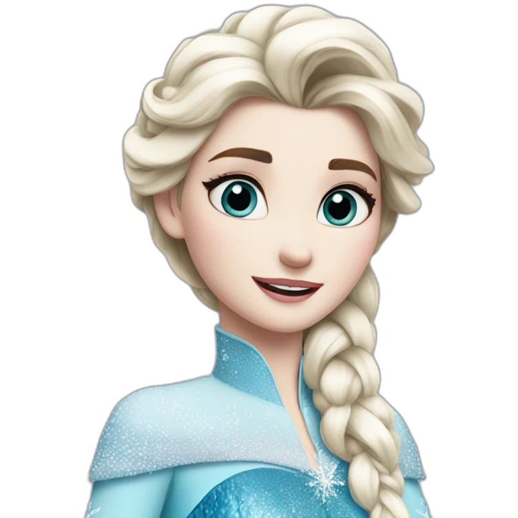Elsa frozen emoji