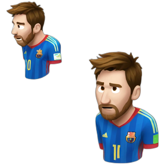 Messi fart world cup emoji