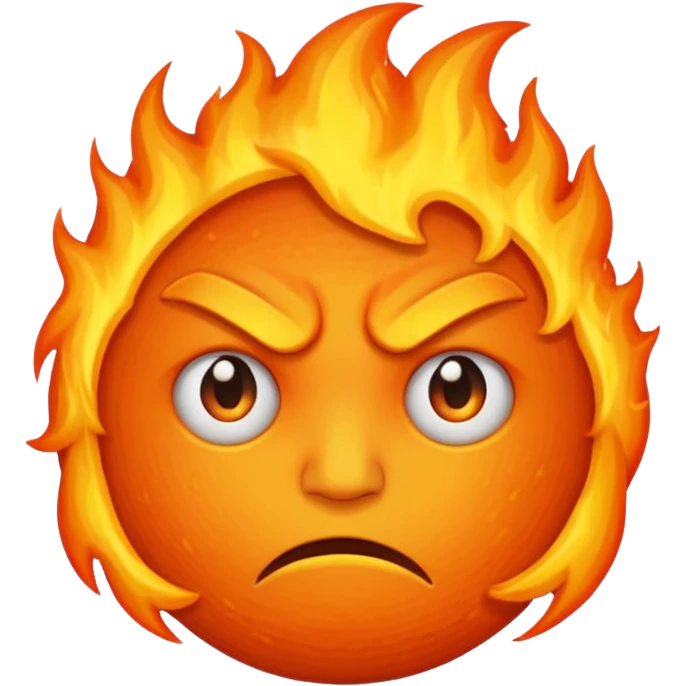 faccina infuocata  emoji