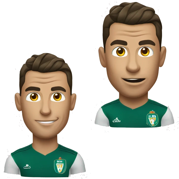 Hacer emoji de cristiano ronaldo haciendo siiiii emoji