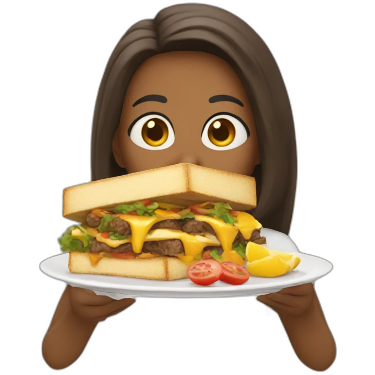 comida + feliz emoji