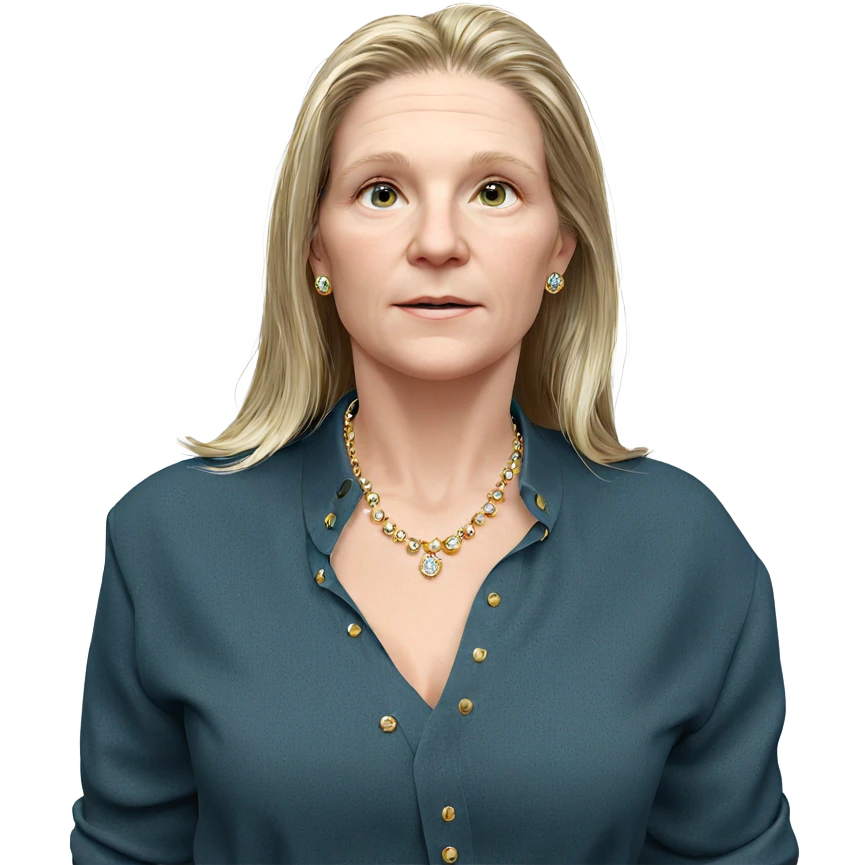 elegant girl with jewelry emoji
