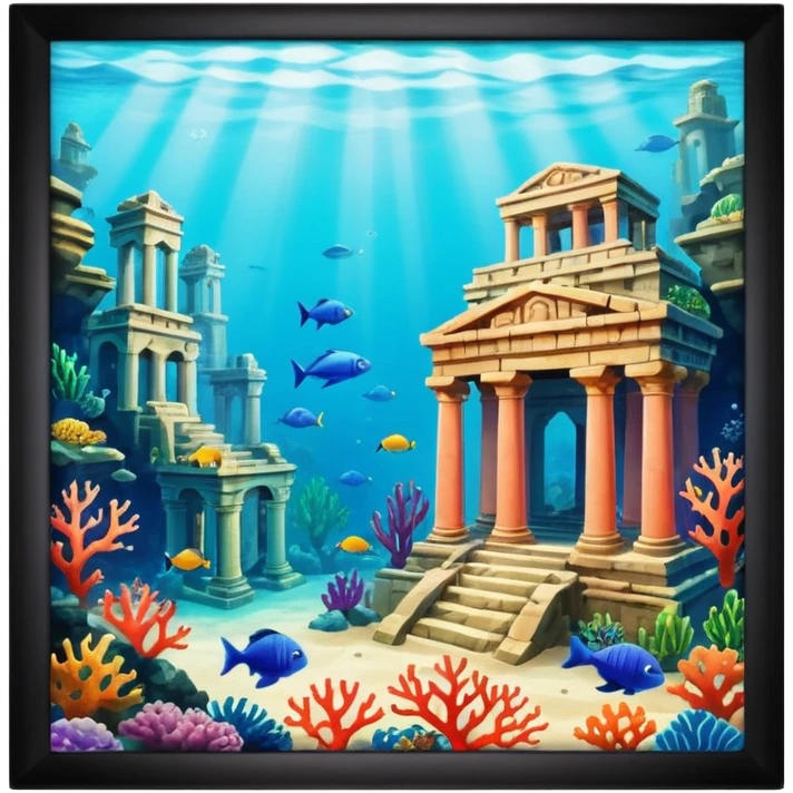 The Lost Island of Atlantis emoji