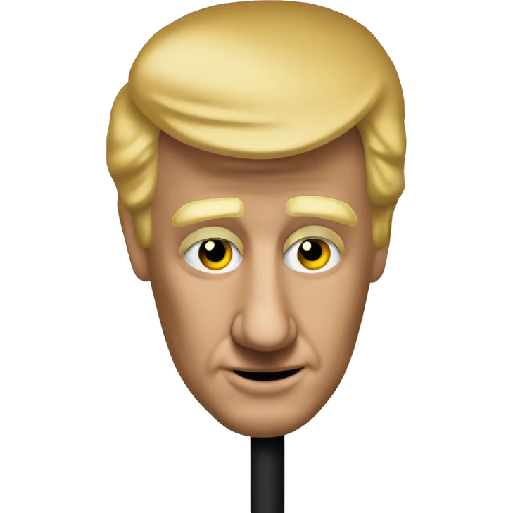  Trump marionette long nose emoji