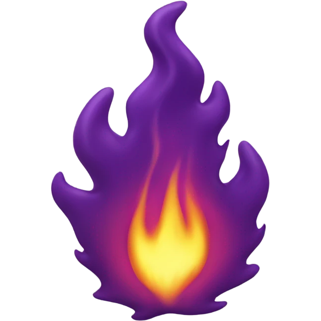 Purple fire emoji