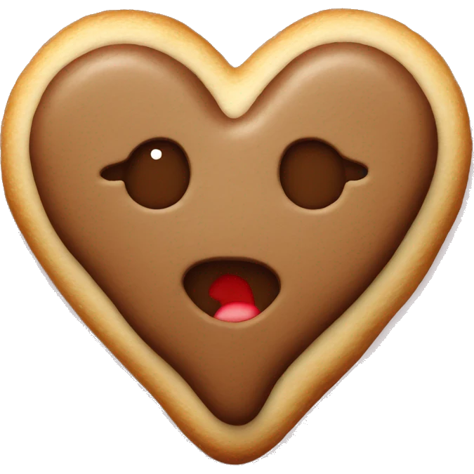 heart cookie emoji