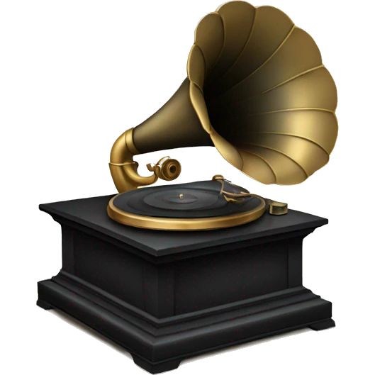 gramophone  emoji