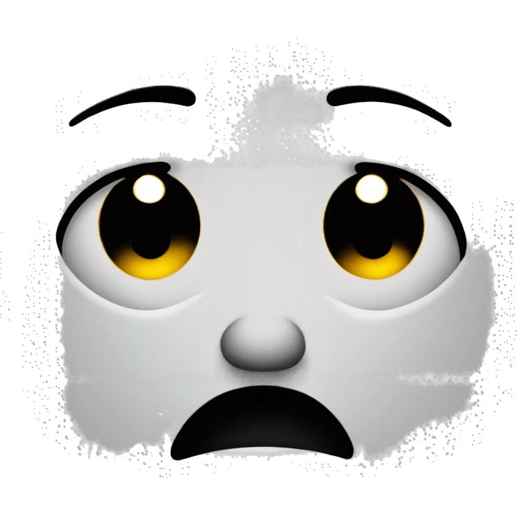 Sad face with one tear emoji