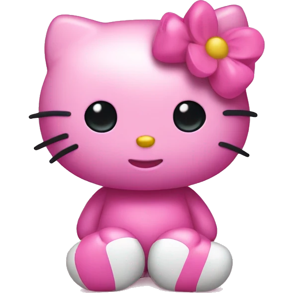 Hello kitty pink  emoji