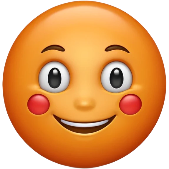 orange BINGO emoji, with a smiling face emoji