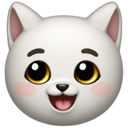 Chat mignon emoji