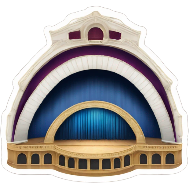 Opera house emoji