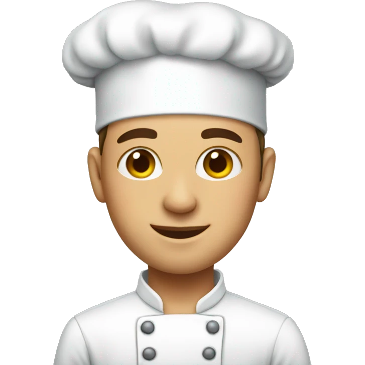 chef fair  skin emoji