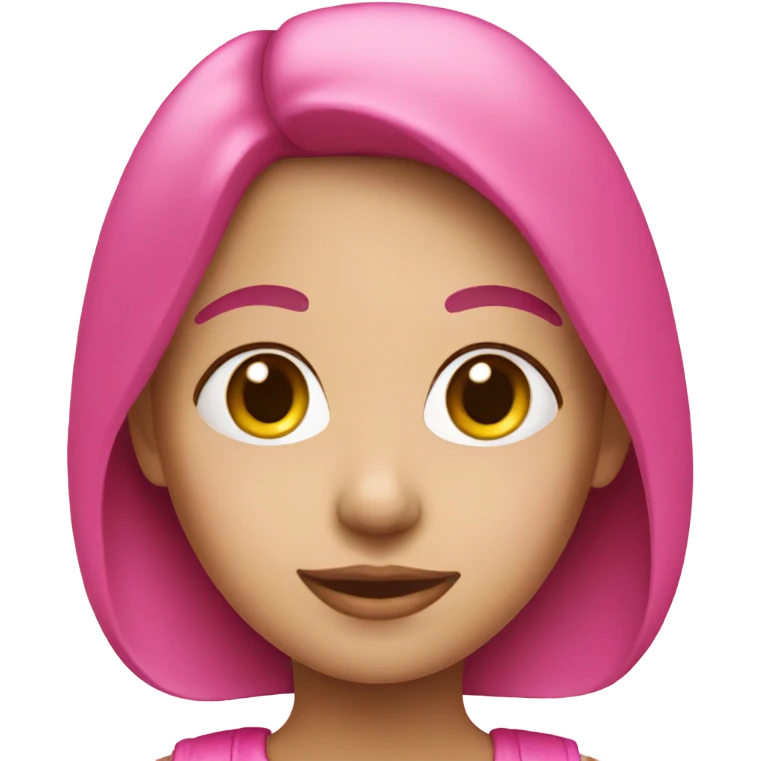 Pink girl emoji