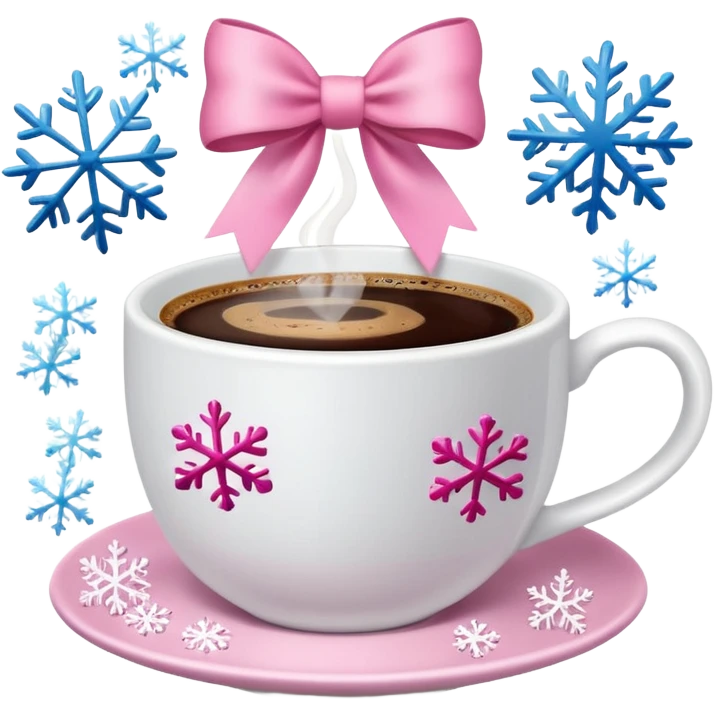 🎀☕❄️ emoji