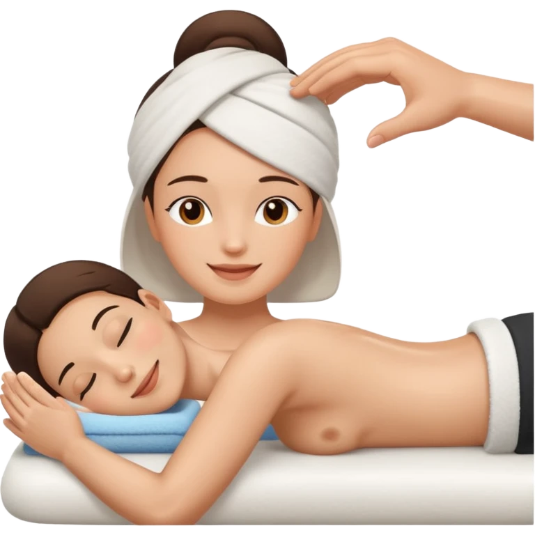 generate an emoticon Massage thegenerate an emoticon Dental treatment masseter muscles emoji