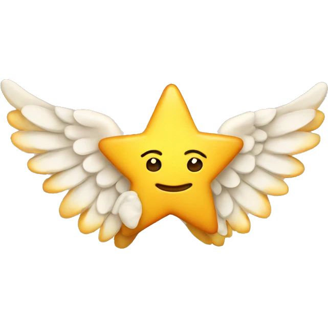 Star with wings  emoji