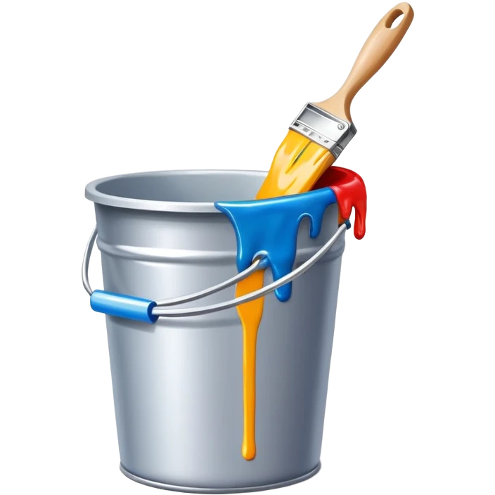 paint bucket pour emoji