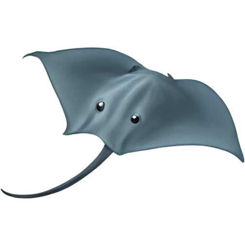 stingray in clear water emoji