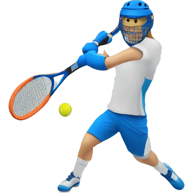 player's back padel symmetric emoji
