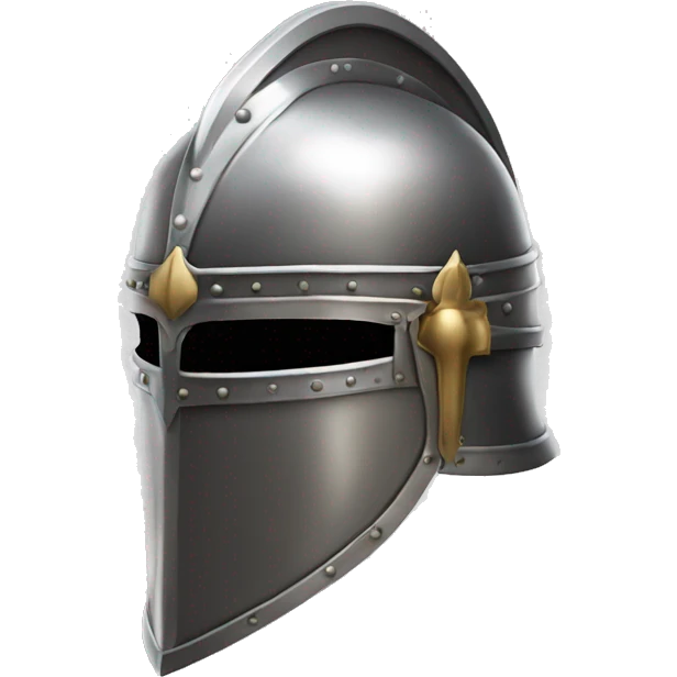 knight helmet with wings emoji