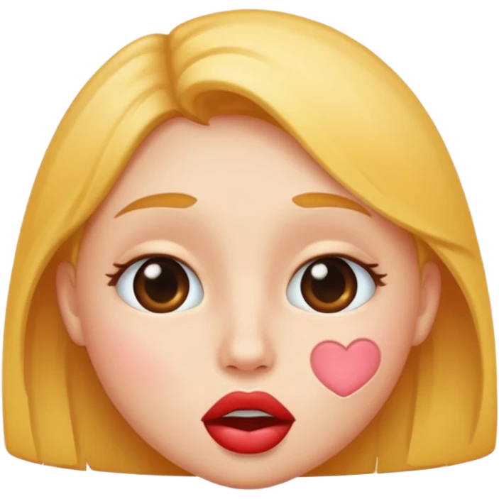 Kissy face emoji