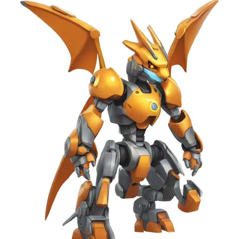Futuristic Medabot-Charizard-Mecha emoji