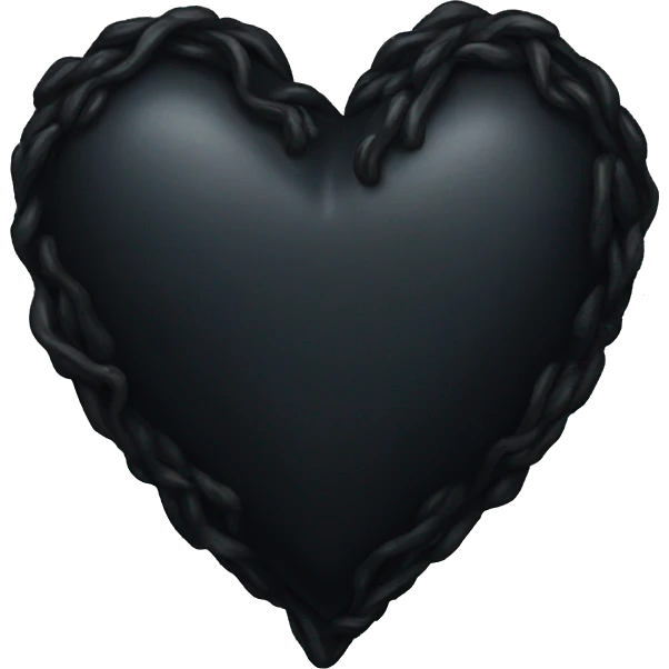 Black heart emoji