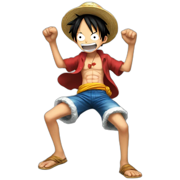 luffy bailando emoji