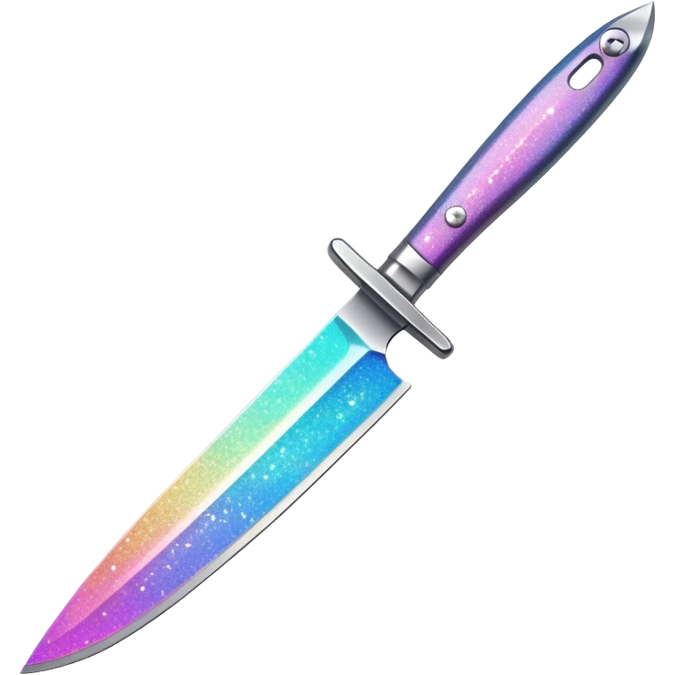 Glitter knife  emoji