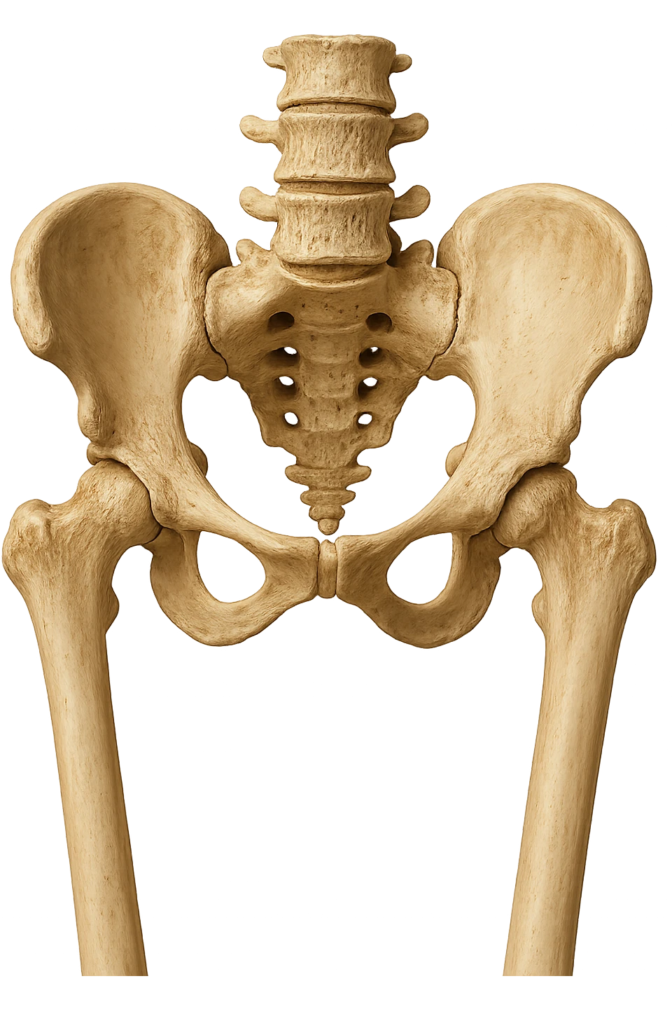 ossa del bacino umano realistico anatomico emoji