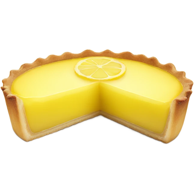 Lemon tart emoji