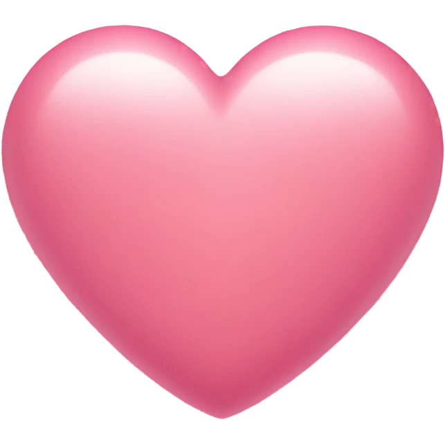 Pink heart cute emoji