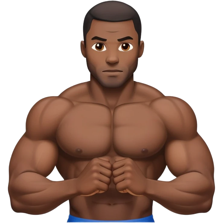 Big brolic black man emoji