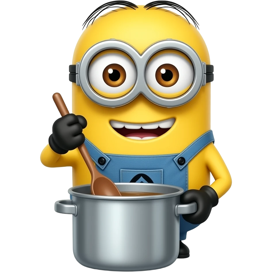 minion stiring the pot emoji