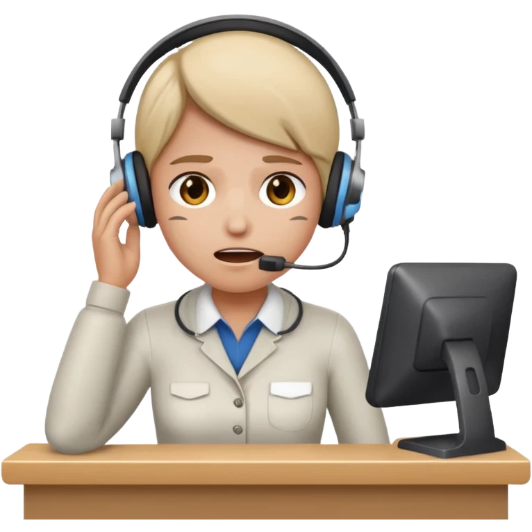 Annoying customer service  emoji