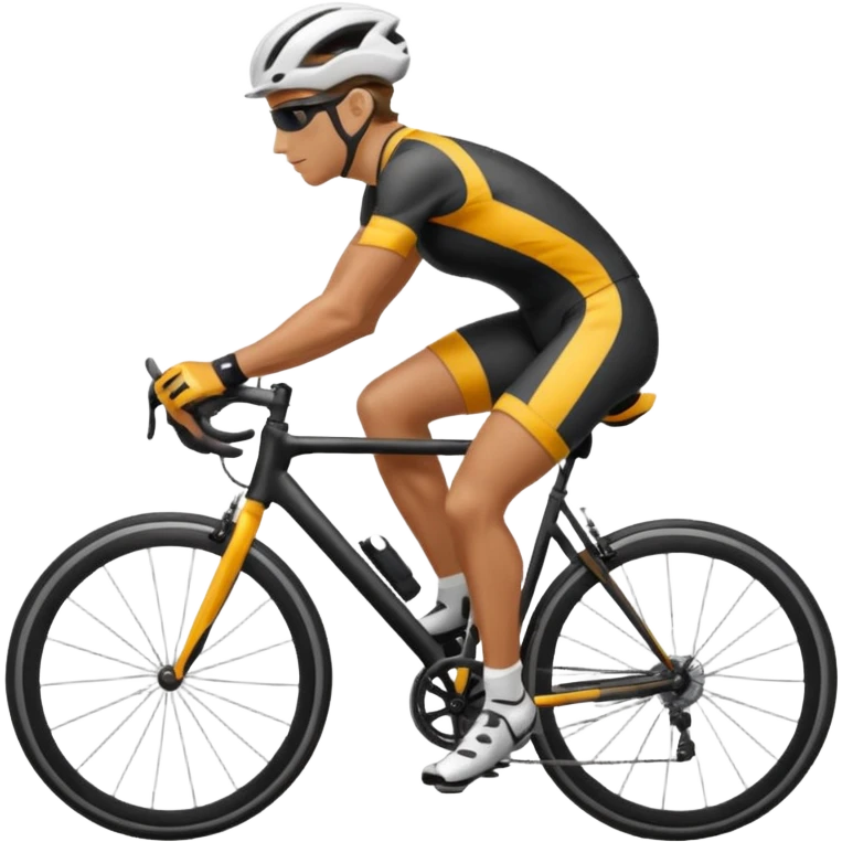person cycling fast motion emoji