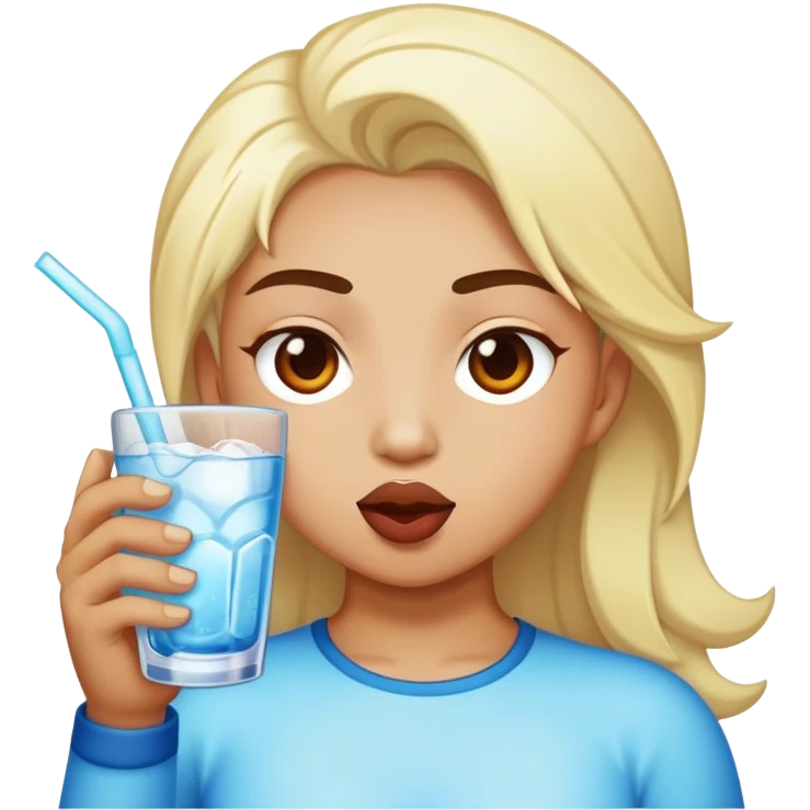 ice spice drinking emoji