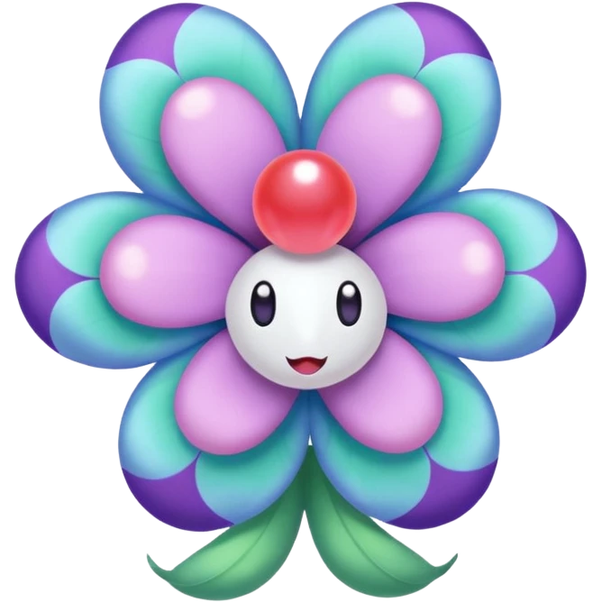 Drifloon-Vileplume-Steenee-fusion emoji
