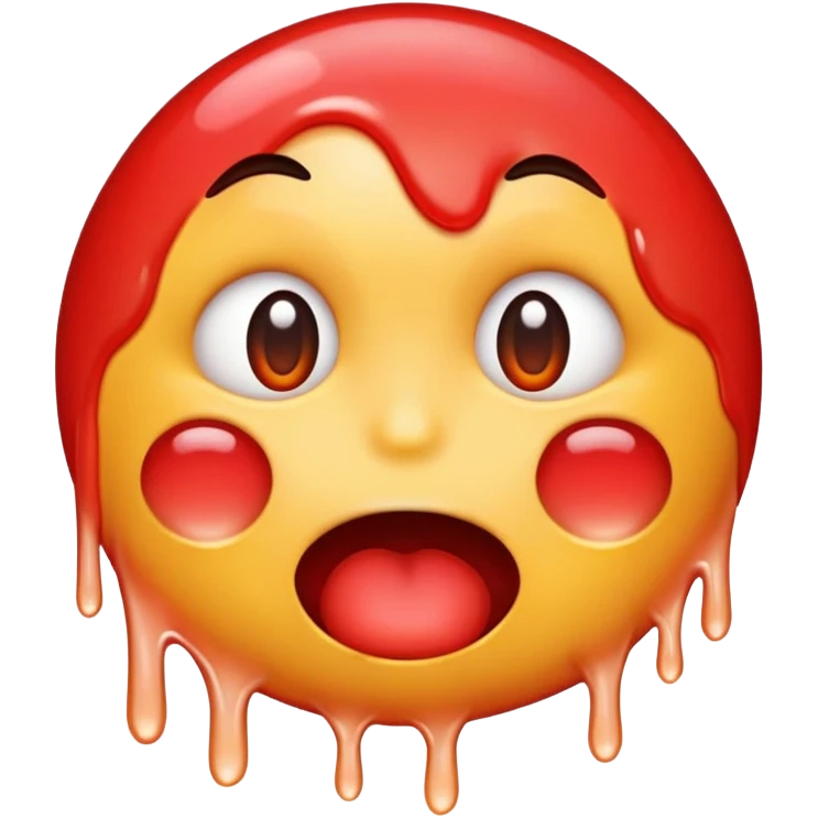 Very hot emoji drooling emoji