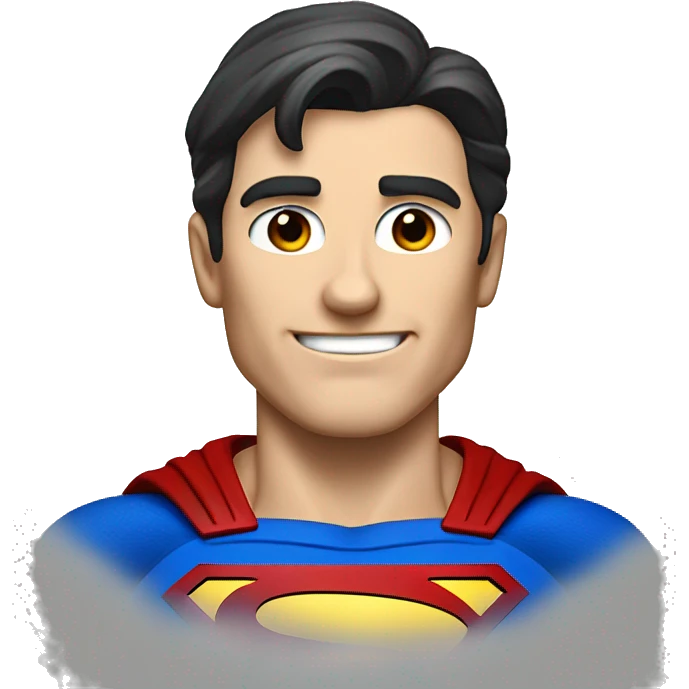 The name "David" in the theme of superman emoji