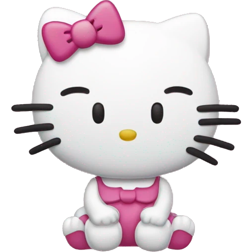 Hello kitty emoji
