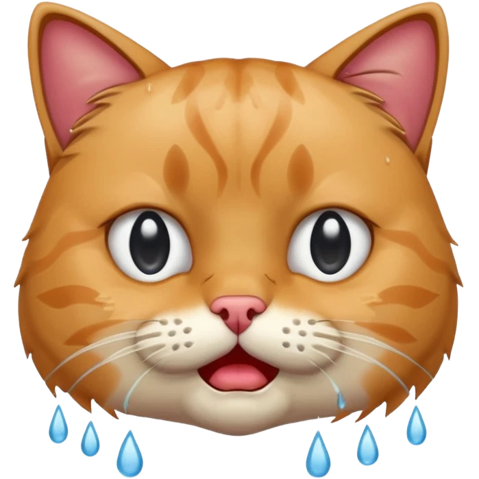 Cat crying  emoji