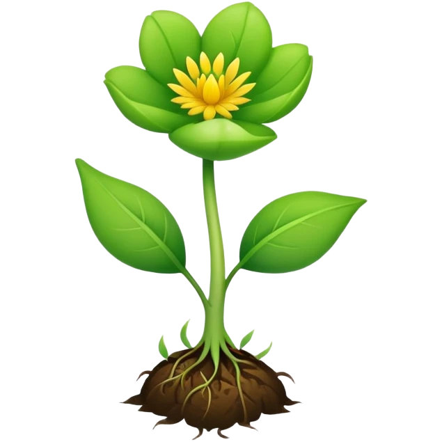 Flower sprout emoji