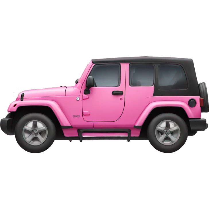 pink jeep emoji