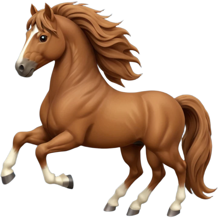 Horse in 3d style  emoji