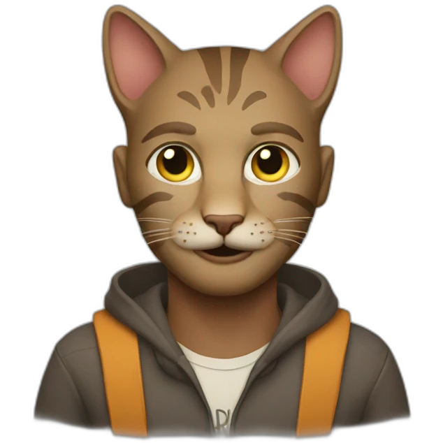 Cat man emoji